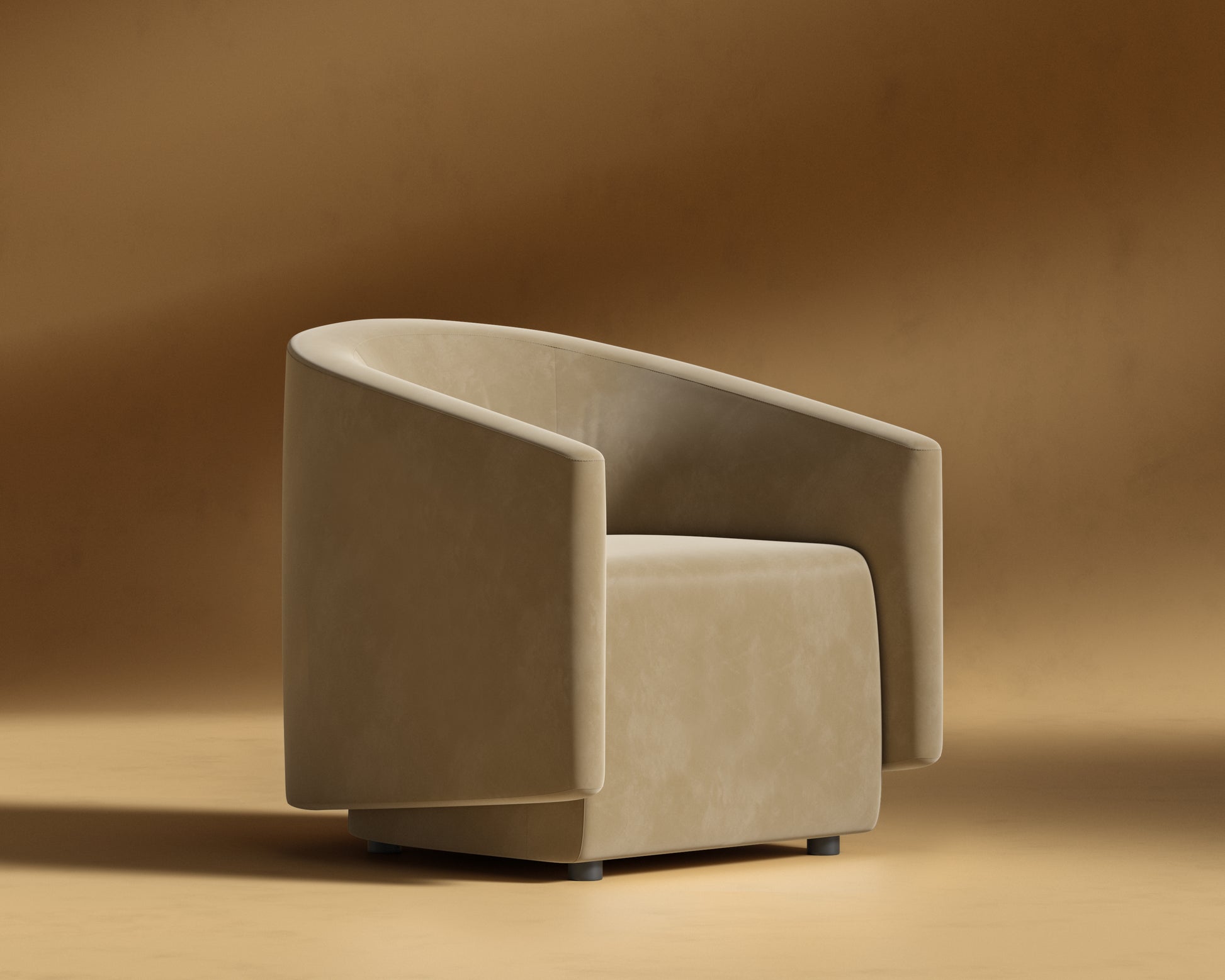 Hadrian_Armchair_Plush_Velvet - Dune