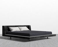 Harper Bed - King - Plush Velvet - Black 2022