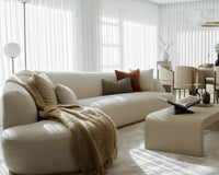 Cascadia Coffee Table - Alabaster