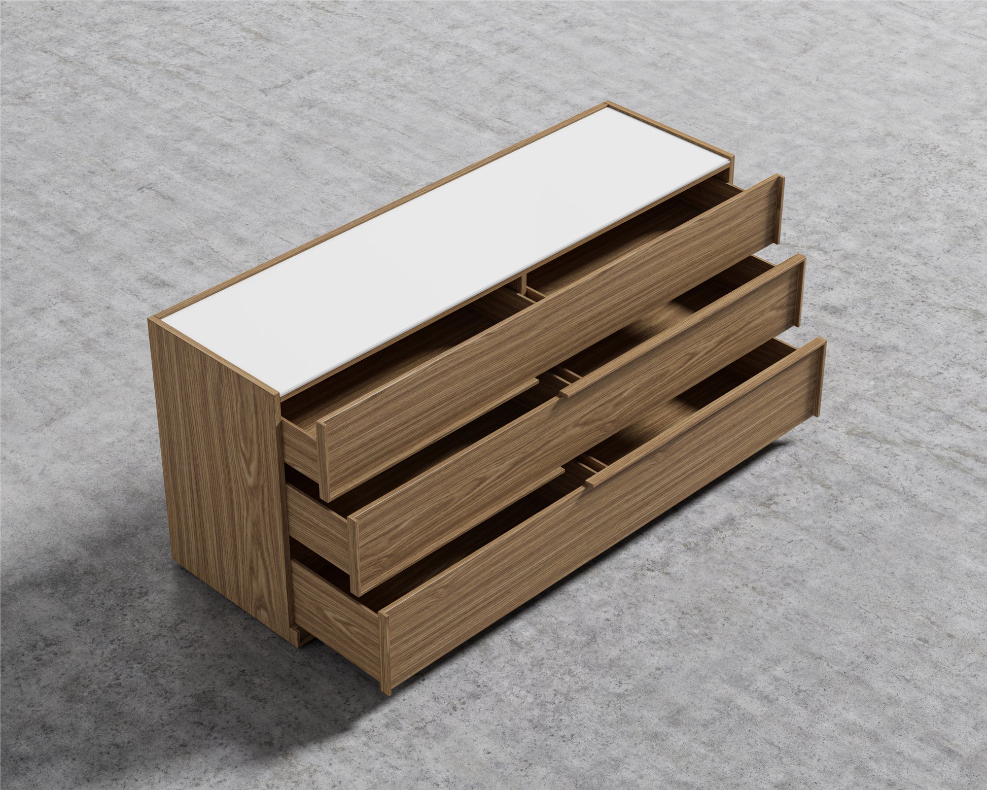 Hunter Wide Dresser - Ash