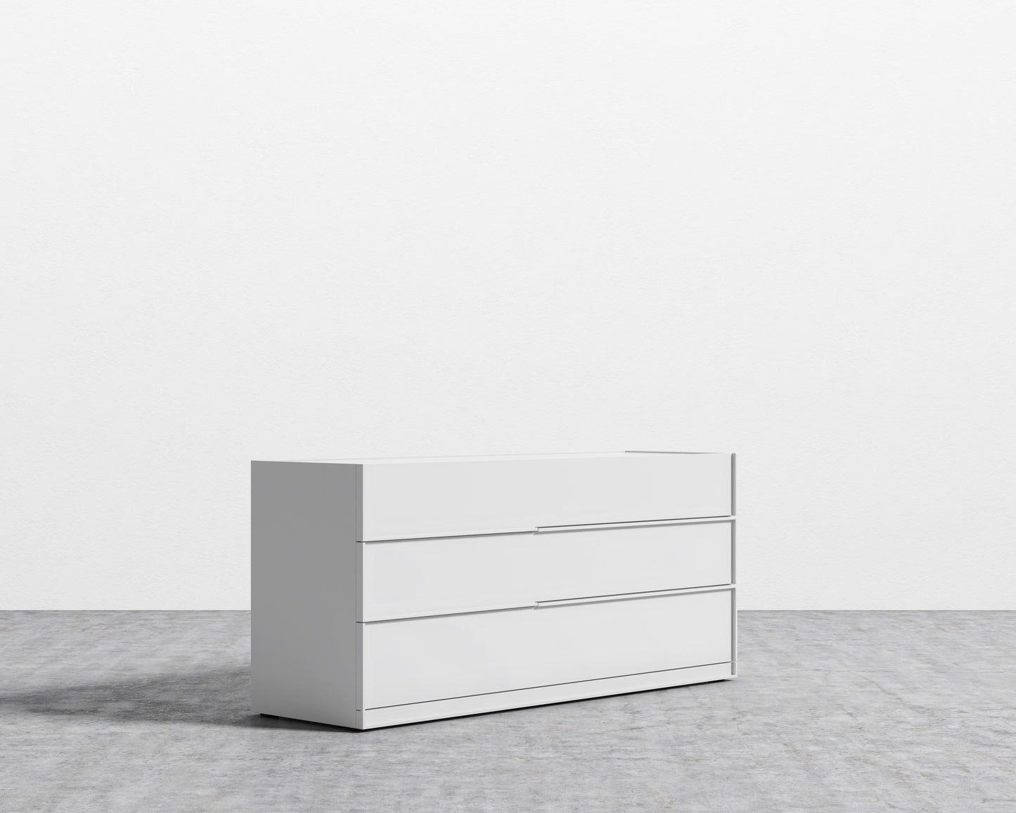Hunter Wide Dresser - White