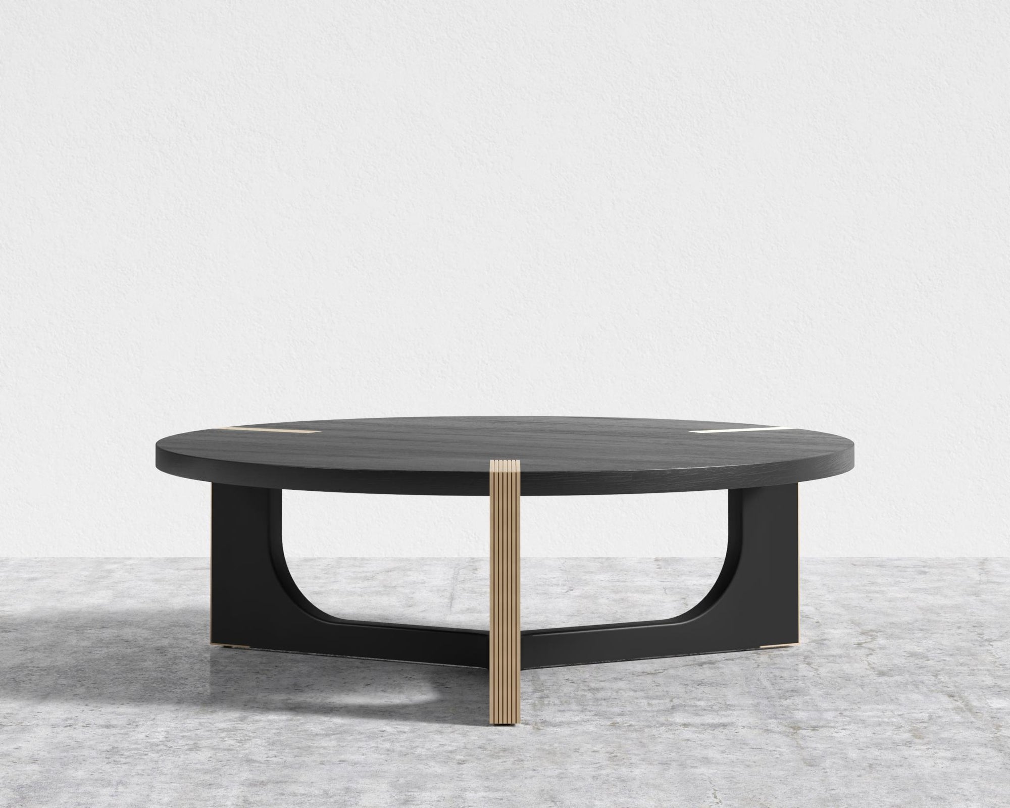 Julius Coffee Table - 50" | 127cm, Black Oak Veneer