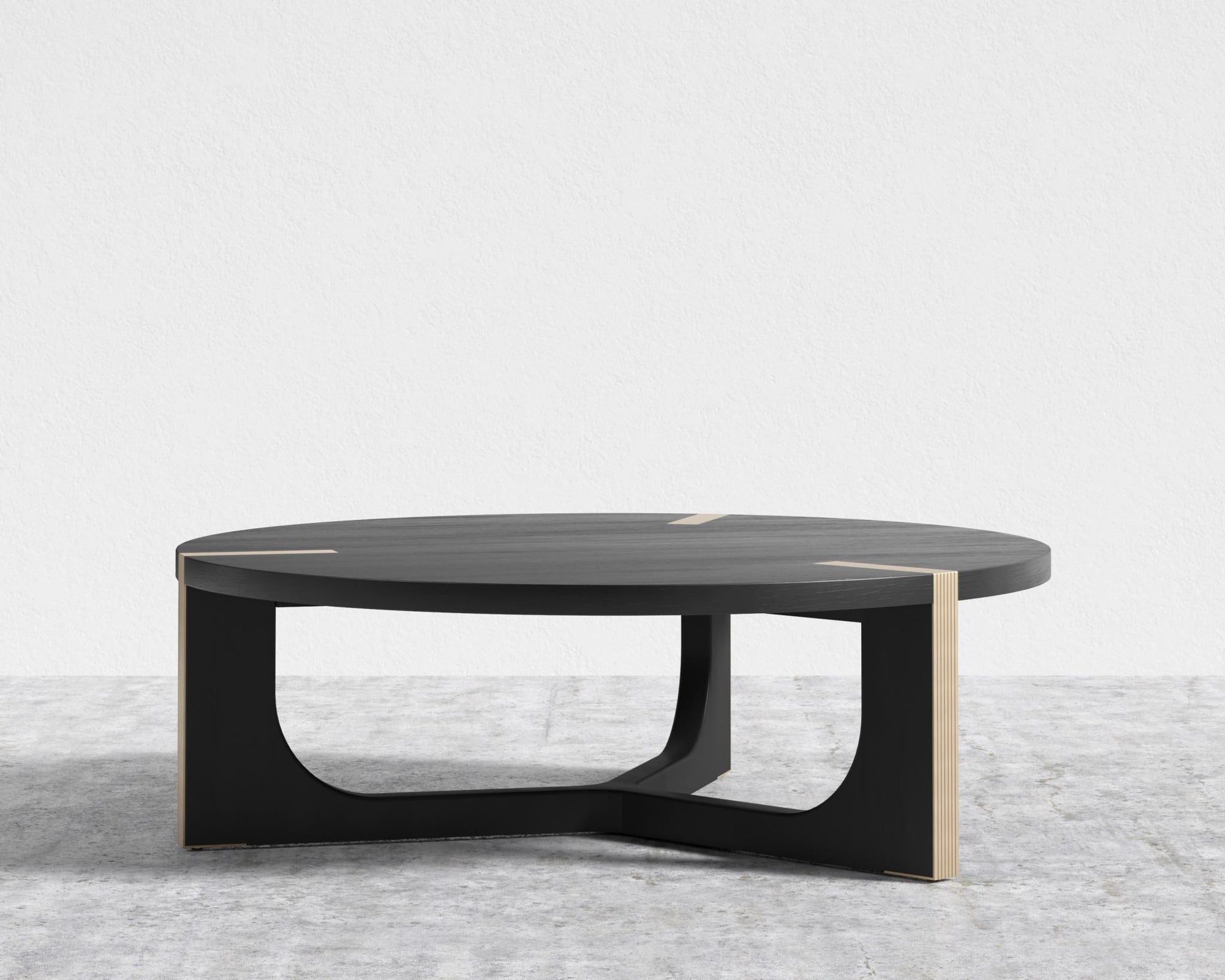Julius Coffee Table - 50" | 127cm, Black Oak Veneer
