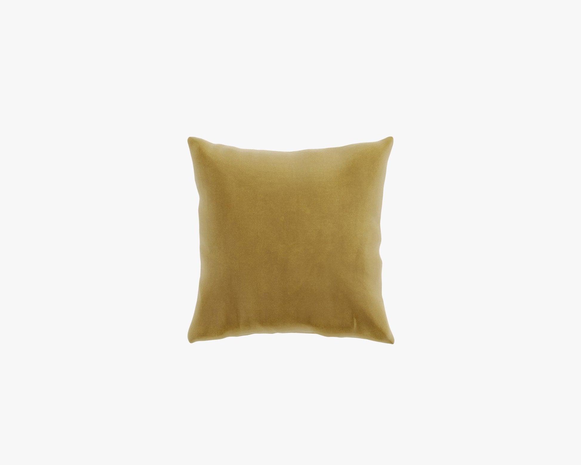 Square Throw Pillow 18 - Plush Velvet - Golden Beryl 2022
