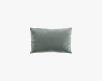Rectangular Throw Pillow - Plush Velvet - Moonstone