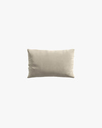 Rectangular Throw Pillow - Plush Velvet - Warm Taupe