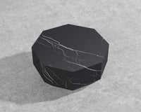 Leia Outdoor Coffee Table – Black Pietra Ceramic