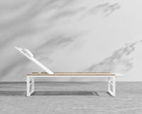 Linnea Outdoor Lounger - White
