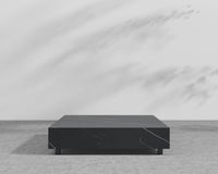 Liza Outdoor Coffee Table - Black Pietra Ceramic - 40 x 60