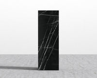 Liza Pedestal - Black Marble