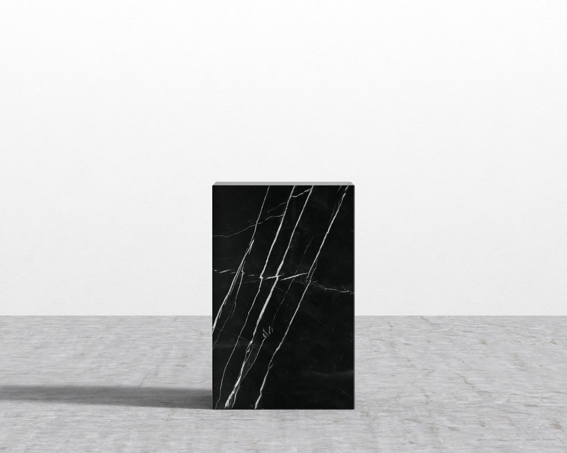 Liza Side Table - Black Marble