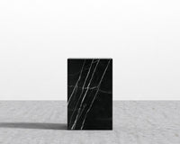 Liza Side Table - Black Marble