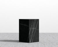 Liza Side Table - Black Marble