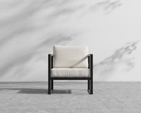 Louis Outdoor Armchair - Palisades - Black Frame