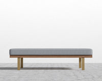 Maria Bench - Plush Weave - Porpoise