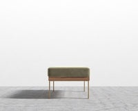 Maria Bench - Signature Plush Velvet - Olive Green