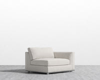 Milo 1-Seater Right - Chatou Boucle - Pearl