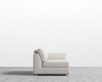 Milo 1-Seater Right - Chatou Boucle - Pearl