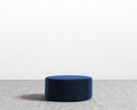 Nova Pouf Large - Plush Velvet - Cobalt