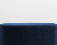 Nova Pouf Large - Plush Velvet - Cobalt