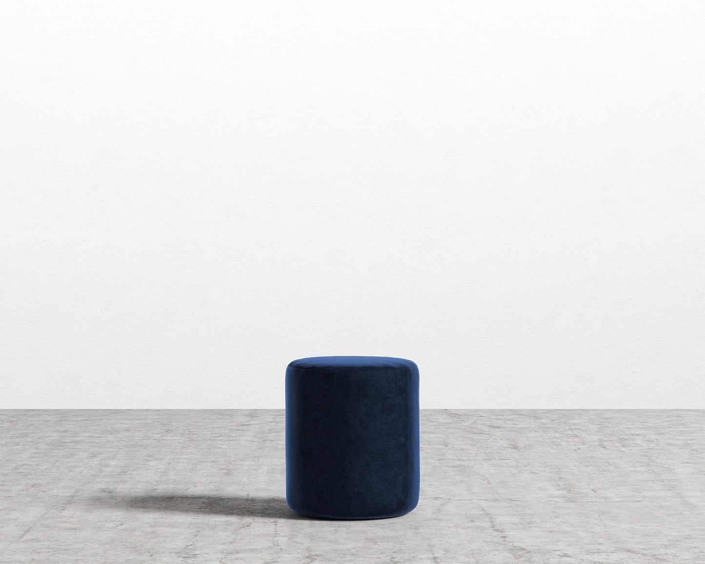 Nova Pouf - Plush Velvet - Cobalt