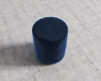 Nova Pouf - Plush Velvet - Cobalt