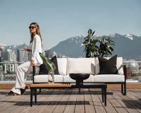 Outdoor Francis Coffee Table featuring Louis Sofa