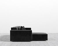 Porter Sectional - Plush Velvet - Black