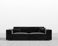 Porter Sofa - Plush Velvet - Black