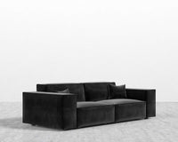 Porter Sofa - Plush Velvet - Black