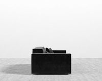 Porter Sofa - Plush Velvet - Black