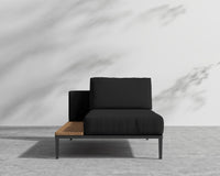 Francis Chaise - Left - Arcadia - Black Frame