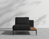 Francis Chaise Right - Arcadia - Black Frame