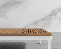 Francis End Table - White