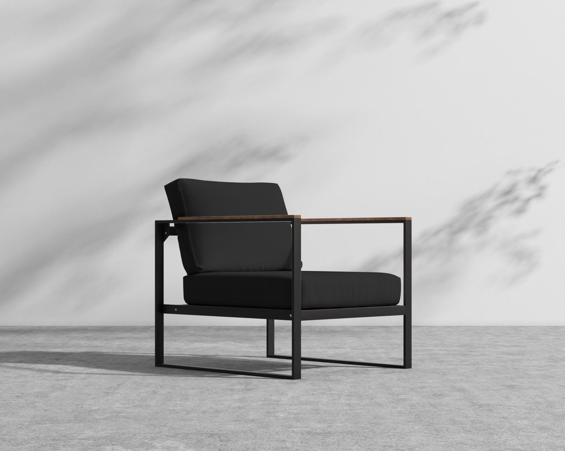 Louis Outdoor Armchair - Arcadia - Black Frame