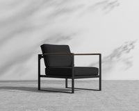Louis Outdoor Armchair - Arcadia - Black Frame