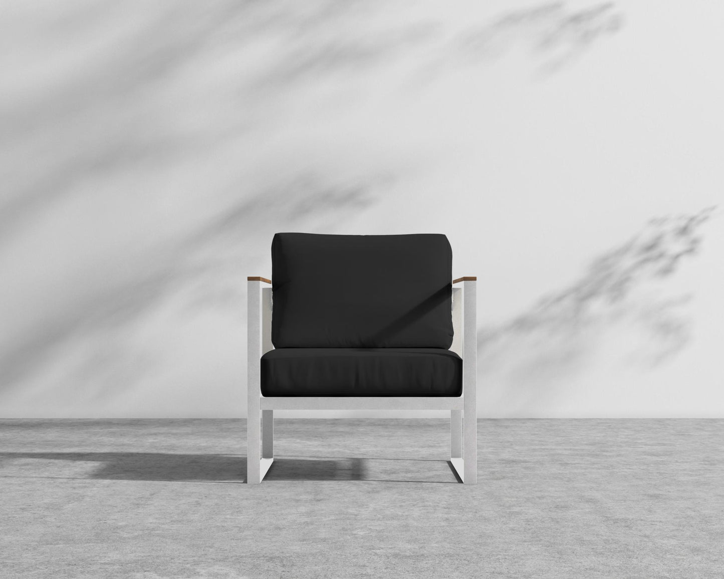 Louis Outdoor Armchair - Arcadia - White Frame