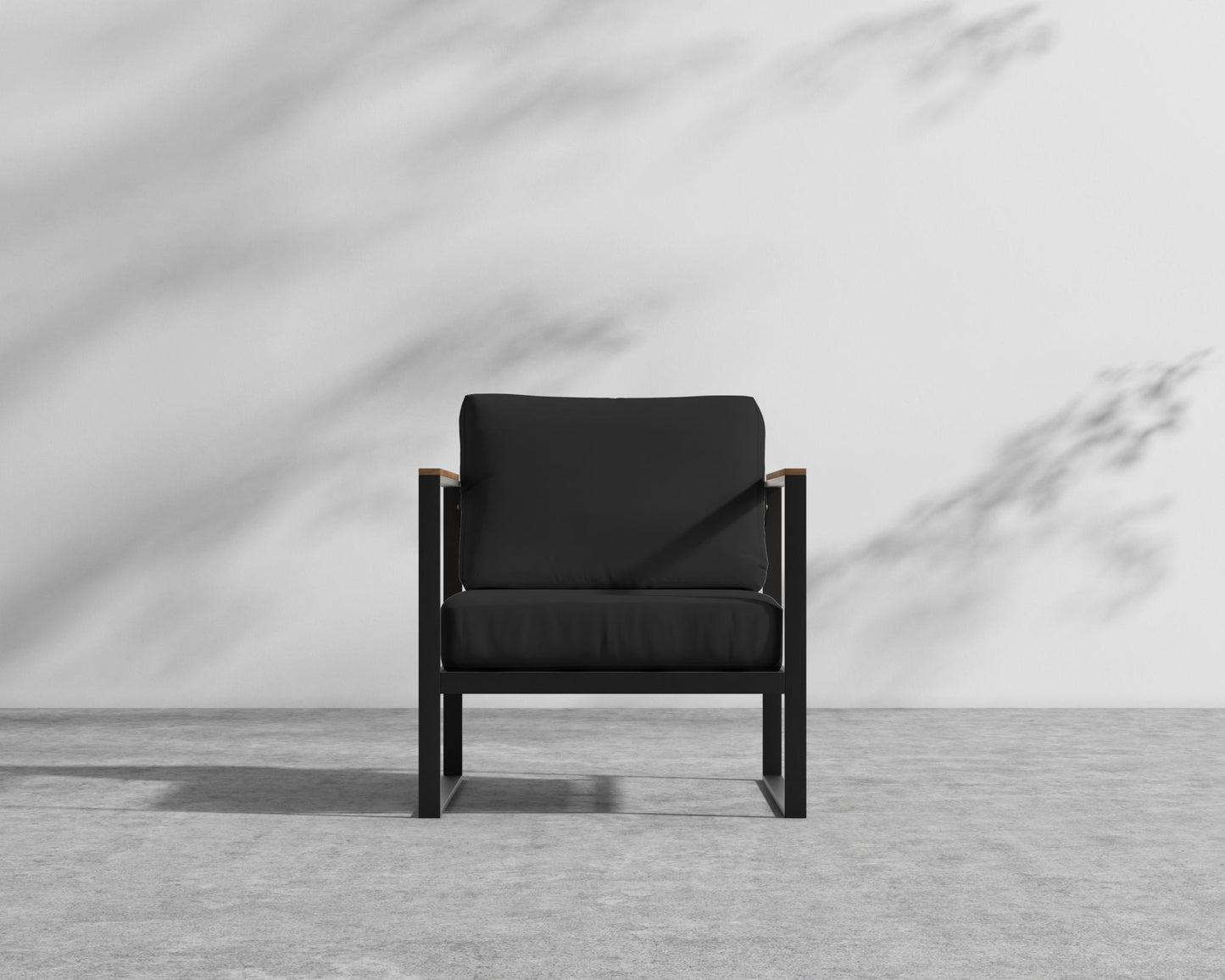 Louis Outdoor Armchair - Arcadia - Black Frame