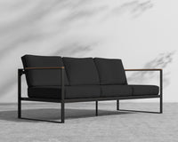 Louis Outdoor Sofa - Arcadia - Black Frame