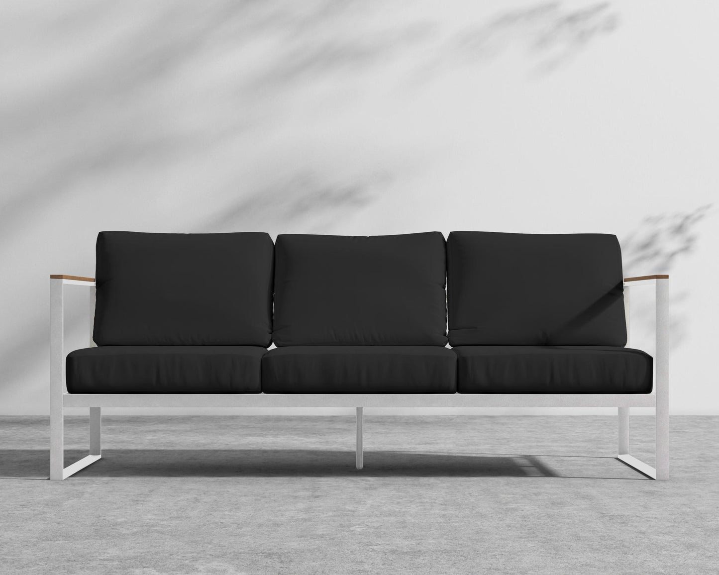 Louis Outdoor Sofa - Arcadia - White Frame