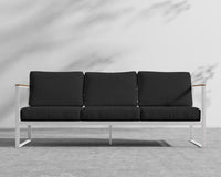 Louis Outdoor Sofa - Arcadia - White Frame