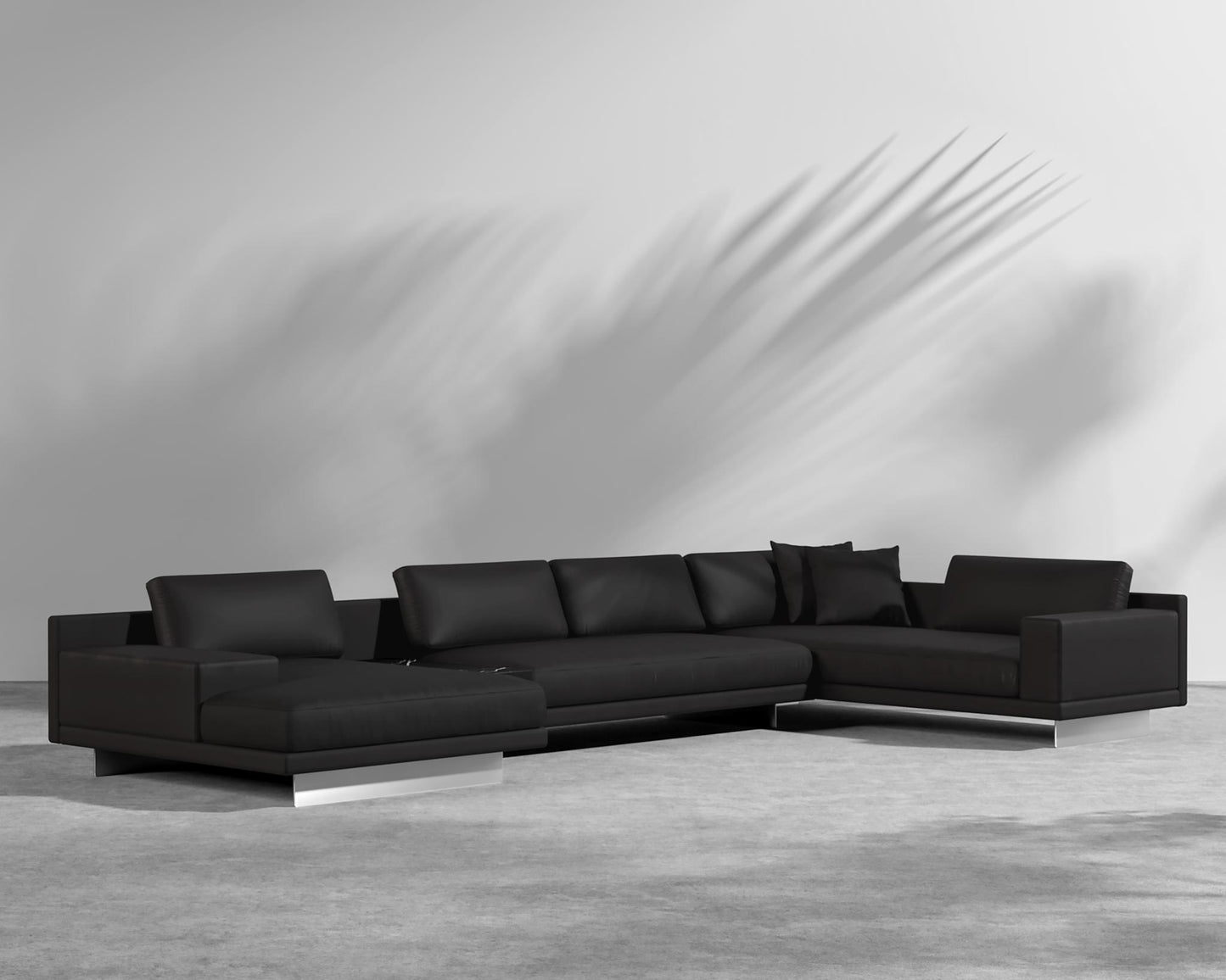 Dresden Outdoor Modular Sectional - Arcadia - Black Pietra Ceramic