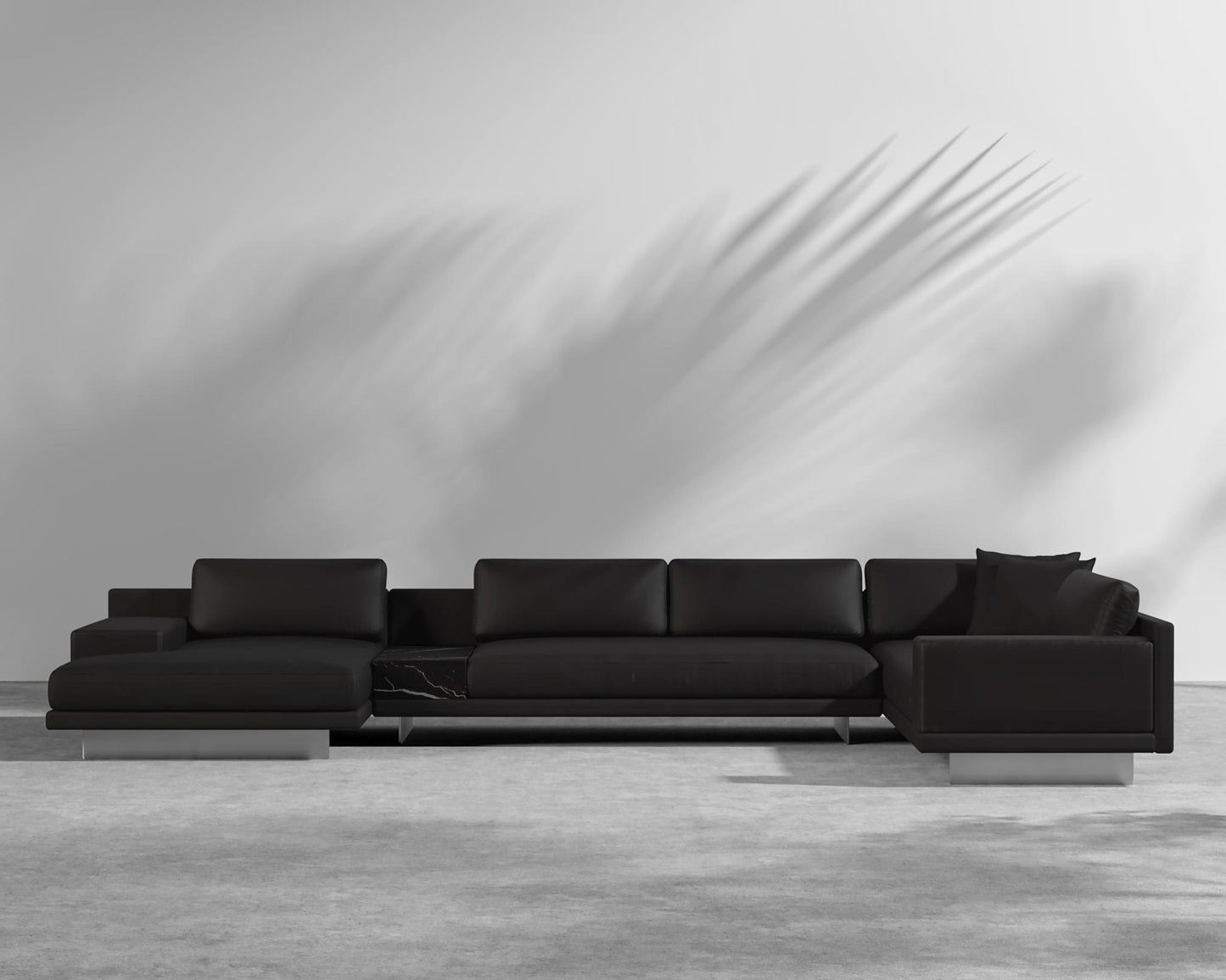 Dresden Outdoor Modular Sectional - Arcadia - Black Pietra Ceramic