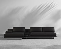 Dresden Outdoor Sectional Sofa - Arcadia - Black Pietra Ceramic