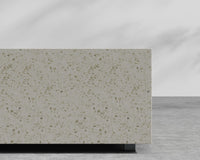 Liza Coffee Table Grande - 40 x 40 - White Terrazzo