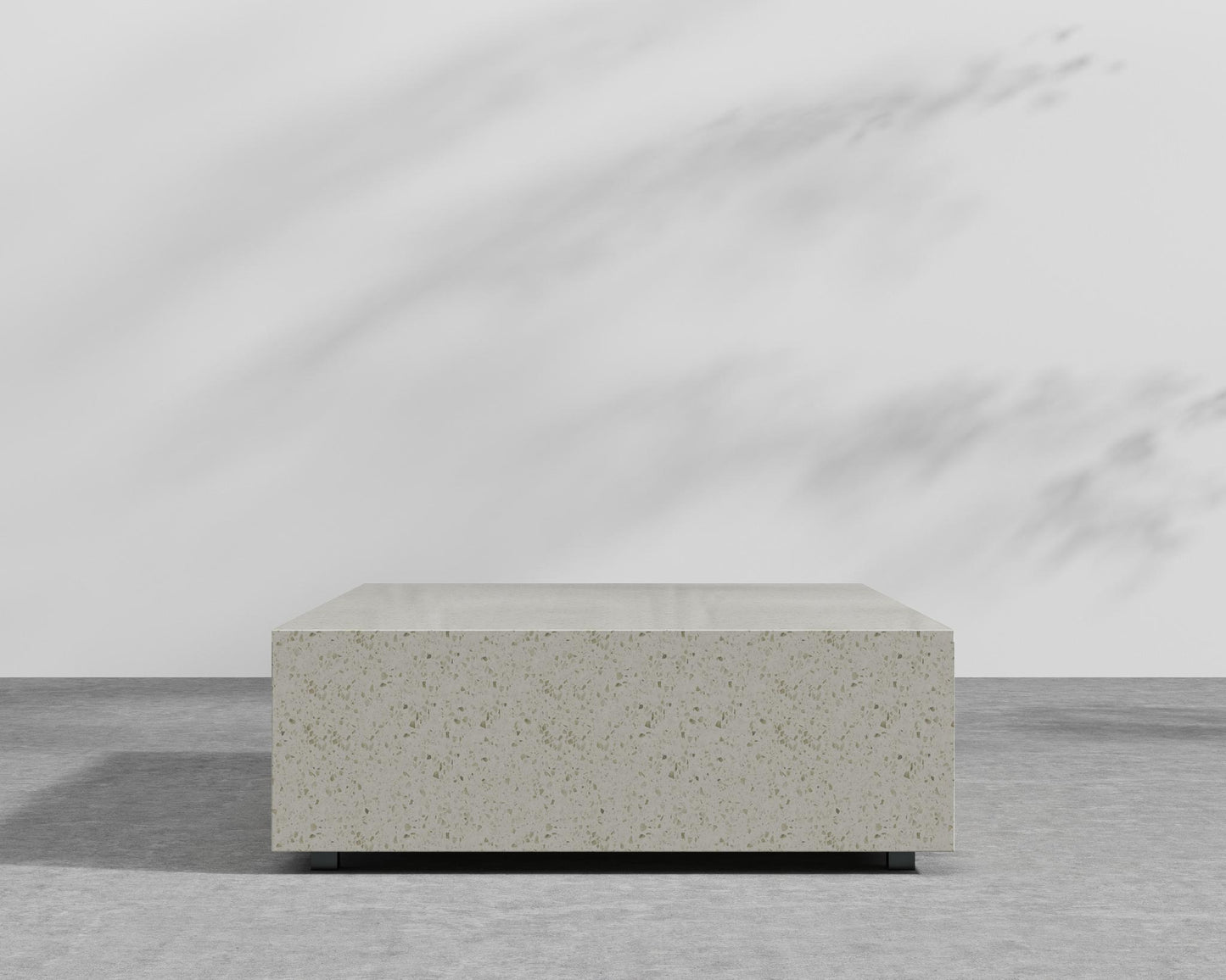 Liza Coffee Table Grande - 40 x 60 - White Terrazzo