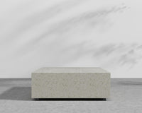 Liza Coffee Table Grande - 40 x 60 - White Terrazzo