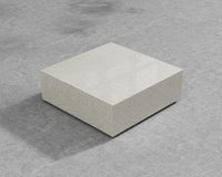 Liza Coffee Table Grande - 40 x 40 - White Terrazzo