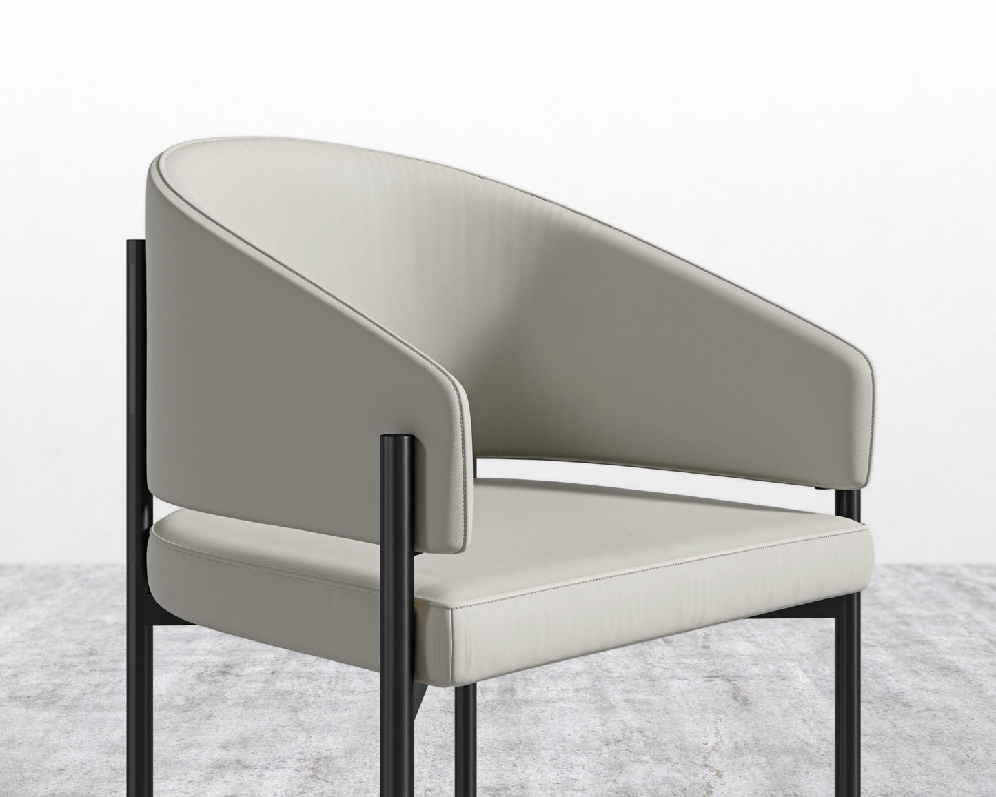 Solana_Dining_Chair_Black_Microfiber_Taupe