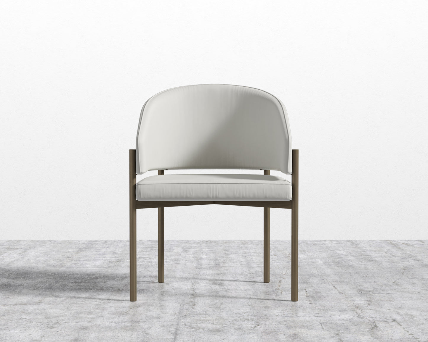 Solana_Dining_Chair_Brass_Microfiber_Eggshell